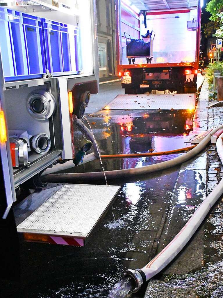 Abschlussbung der Feuerwehr Lrrach im Rathaus