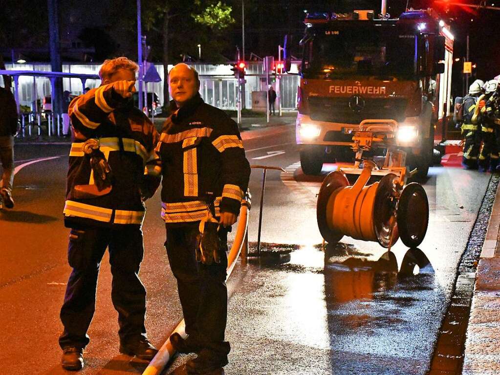 Abschlussbung der Feuerwehr Lrrach im Rathaus