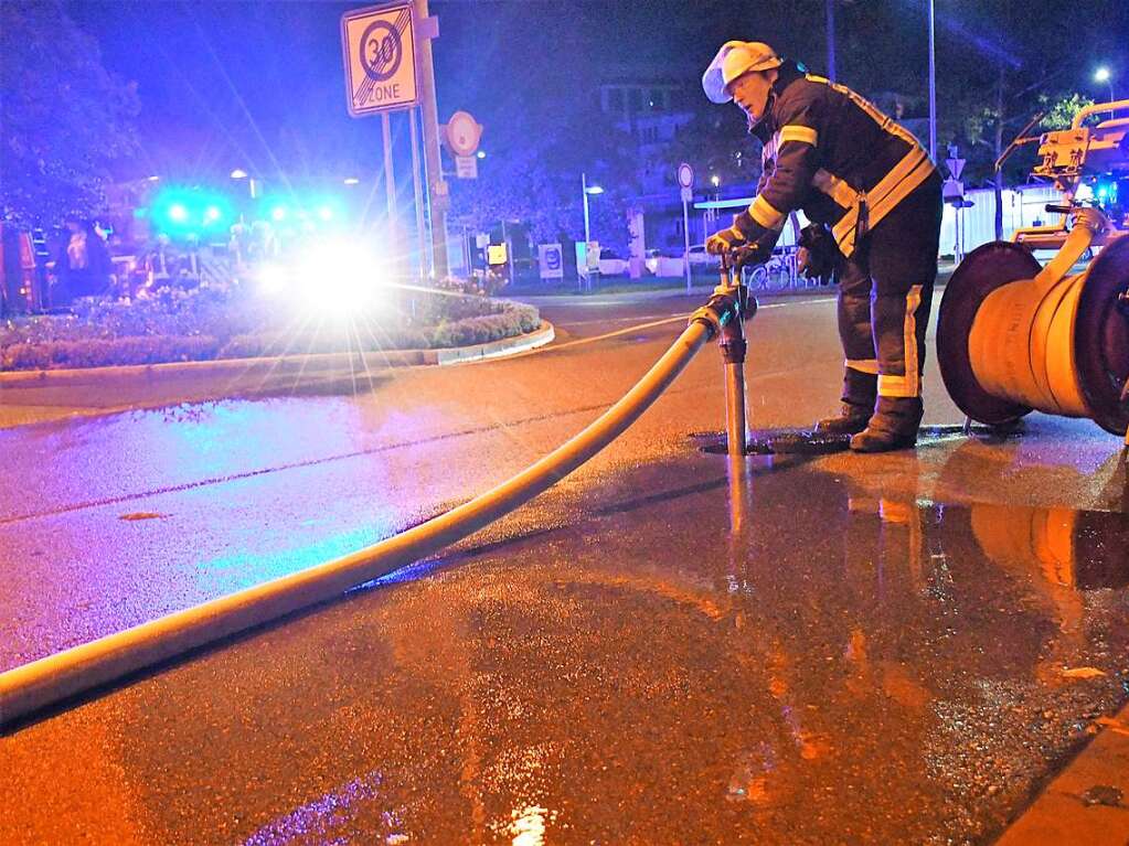 Abschlussbung der Feuerwehr Lrrach im Rathaus