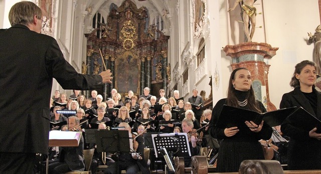 Zum 30. Geburtstag des Chores war Mozarts Requiem zu hren.  | Foto: Lara Stanzel