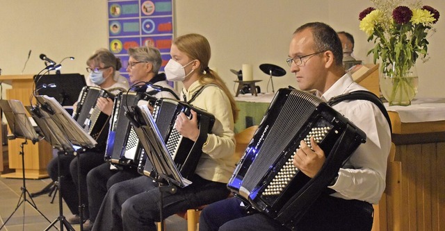 Groen Applaus erhielt das Ensemble So... Konzert in der Wehrer Friedenskirche.  | Foto: Hrvoje Miloslavic