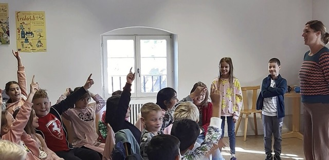 Die Kinder beteiligten sich begeistert am Programm.  | Foto: Stadt Ettenheim