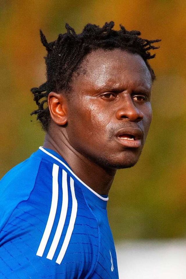 Sam Samma sicherte dem FC Neustadt mit seinem Treffer einen Zähler. | Foto: Wolfgang Scheu Sam Samma sicherte dem FC Neustadt mit seinem Treffer einen Zähler. | Foto: Wolfgang Scheu