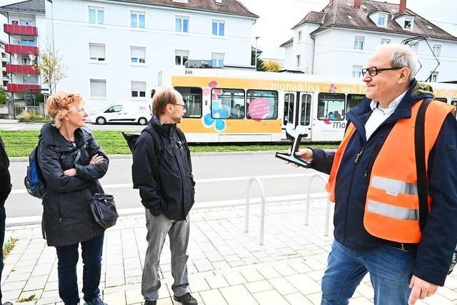 Freiburger Verkehrs-AG zeigt mgliche Folgen des Straenbahn-Ausbaus in Gundelfingen