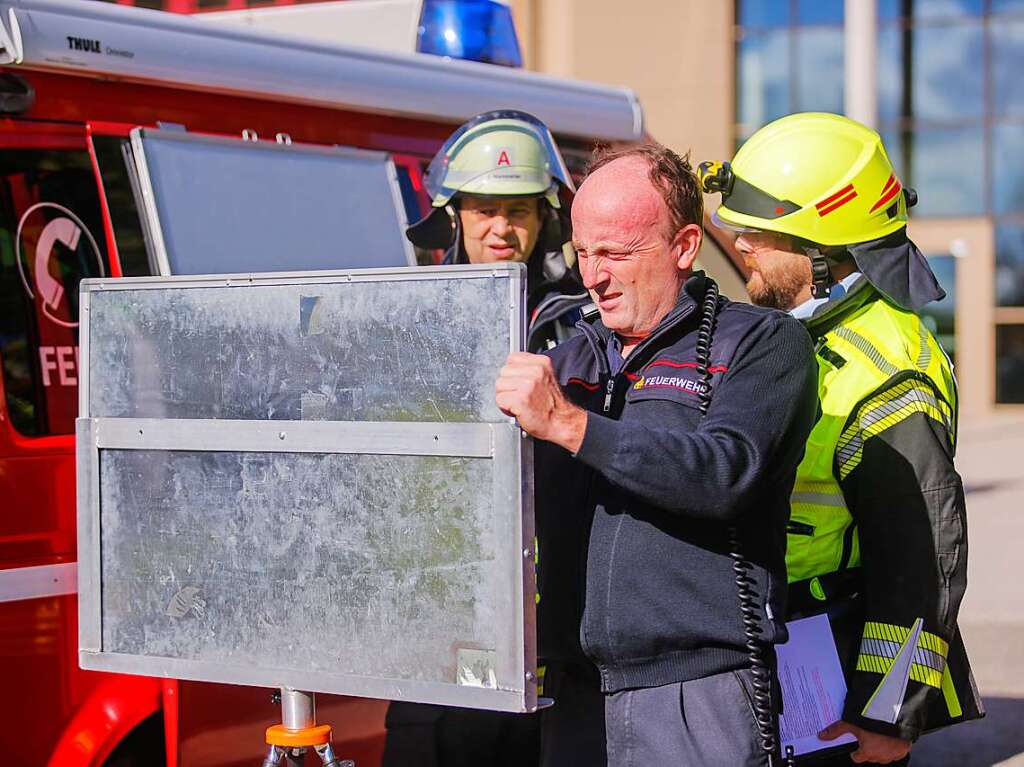 Groe Raumschaftsbung der Feuerwehr Rust mit den Feuerwehren Kappel-Grafenhausen, Ringsheim, Ettenheim und Mahlberg