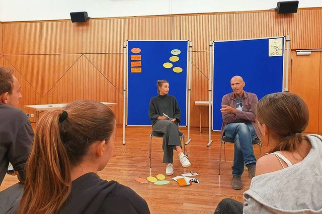 Chiara Schilling und Martin Doll leite...altungen fr Jugendliche in Neuenburg.  | Foto: Hannes Selz