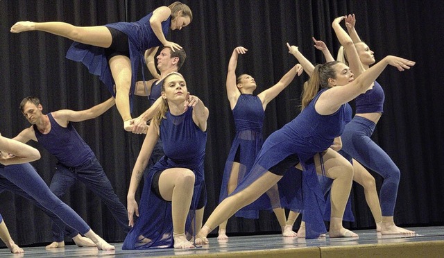 Das Showteam begeisterte beim Dance Ev...t &#8222;Avatar&#8220; angelehnt war.   | Foto: Jrgen Schweizer