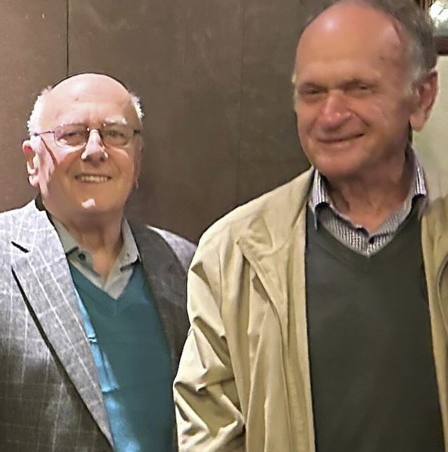 Josef Grtner (links) und Manfred Kiefer sind 50 und 60 Jahre dabei.  | Foto: CDU