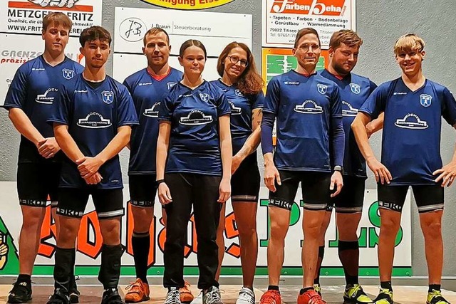 Das Eisenbacher Team mit Paul Tubl, L...) verlor knapp gegen den SV Magstadt.   | Foto: Privat