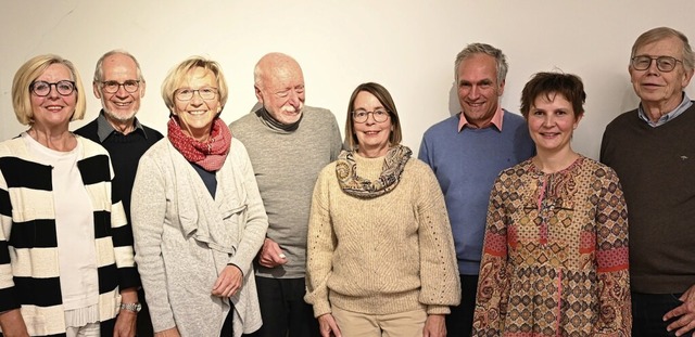 Der neu- oder wiedergewhlte Vorstand ...t-Reckermann und Herbert Mller-Lupp.   | Foto:  Alfred Scheuble