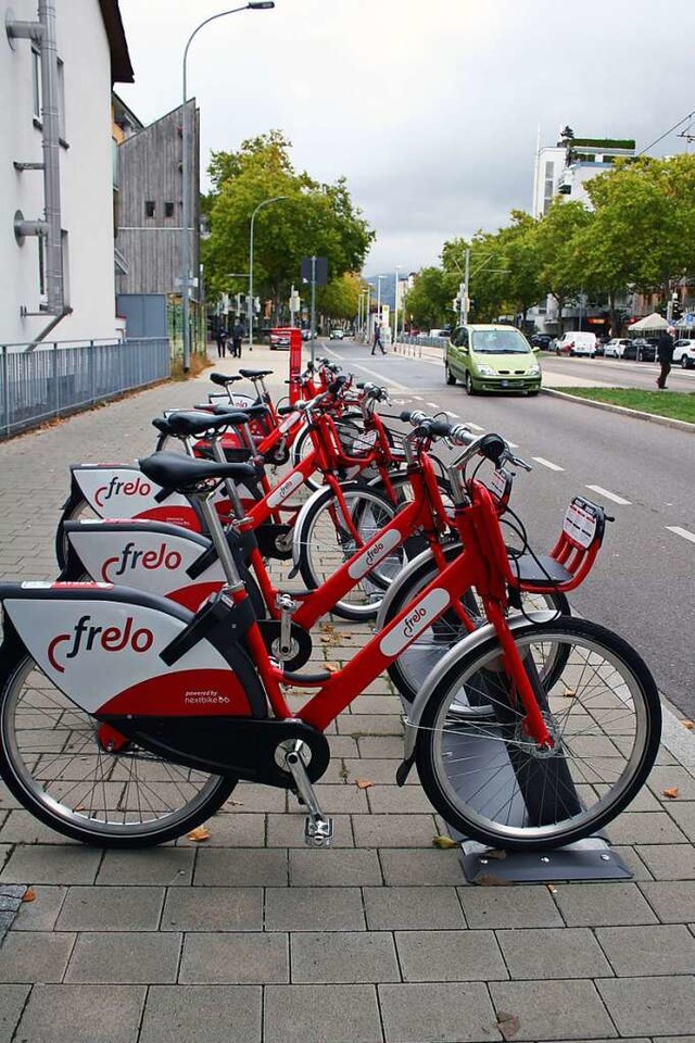 Solche Frelo-Stationen wie  in Freiburg wird es in Bahlingen wohl nicht geben.  | Foto: VAG