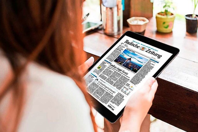 Die BZ sieht auch auf dem iPad aus wie...n Zeitung bietet dabei viele Vorteile.  | Foto: the0morningglory (stock.adobe.com)