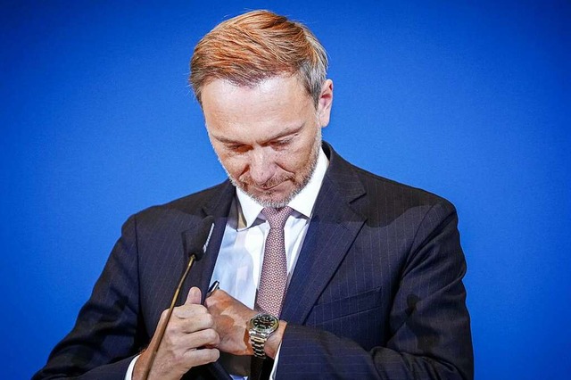 Lindner zur Steuerschtzung: Kein Spielraum fr zustzliche Ausgaben  | Foto: Kay Nietfeld (dpa)