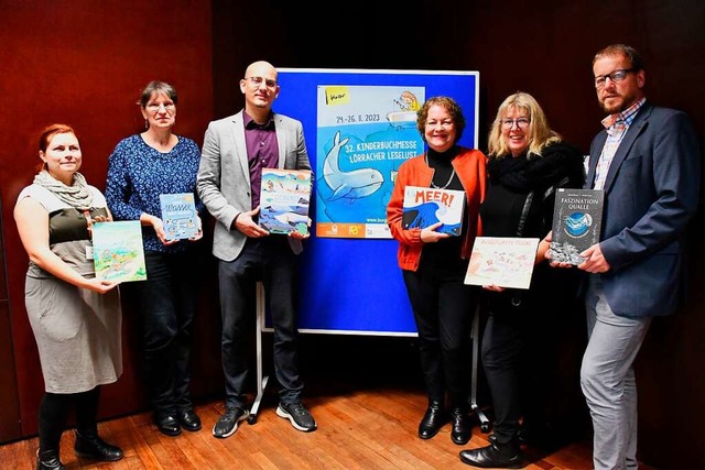 Freuen sich auf die Kinderbuchmesse: I...genhardt, Isolde Wei und Lars Frick.   | Foto: Barbara Ruda