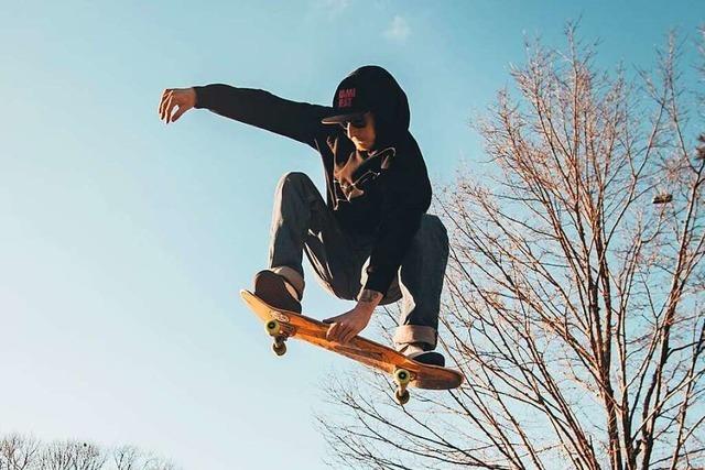 Lieblingsbeschftigung in der Pause: Skateboard fahren, aber anders