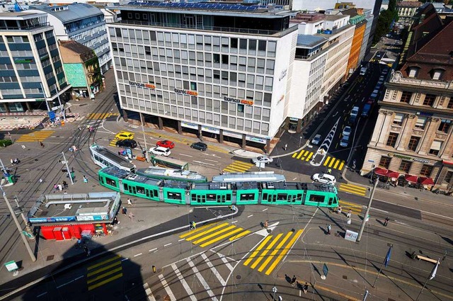 Die Tram wird auf absehbare Zeit nicht...sstadt vorerst  nicht weiterverfolgen.  | Foto: Agglo Basel