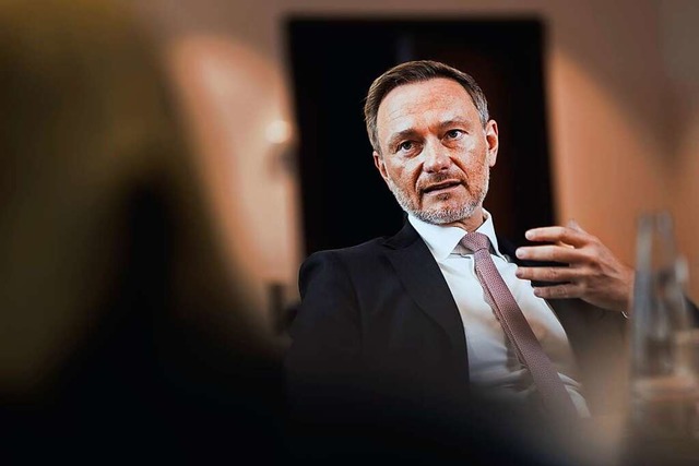 Finanzminister Christian Lindner (FDP)...olitik auch die Lnder in der Pflicht.  | Foto: Florian Gaertner