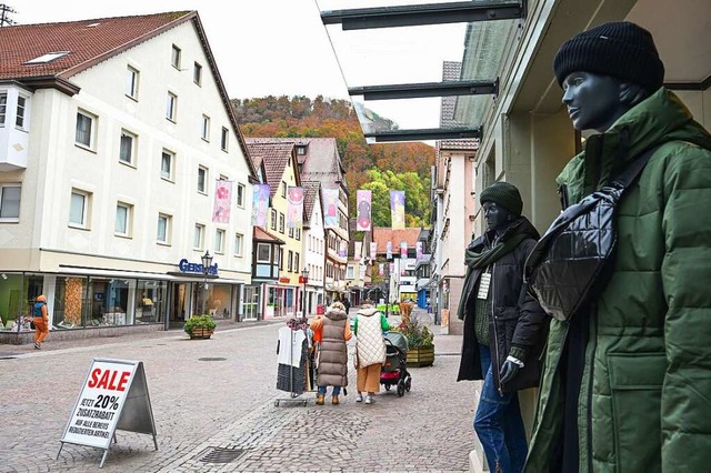 Einzelhandelsgeschfte sind in der Fu...rogramm Innenstadtberater finanzieren.  | Foto: Bernd Weibrod (dpa)