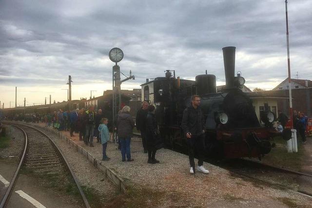 Die Kandertalbahn fhrt in die Winterpause