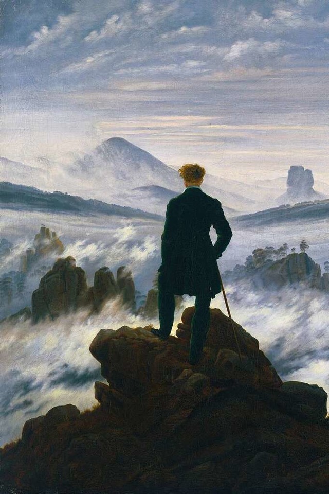 Schlsselwerk der Ausstellung: &#8222;...t) von Caspar David Friedrich, um 1817  | Foto: Hamburger Kunsthalle