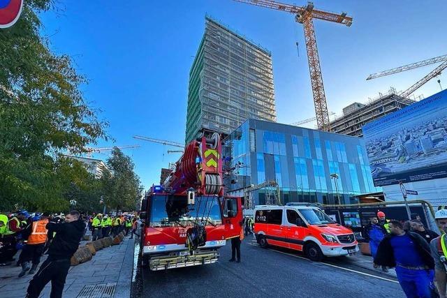 Vier Tote bei Unfall auf Baustelle in Hamburg