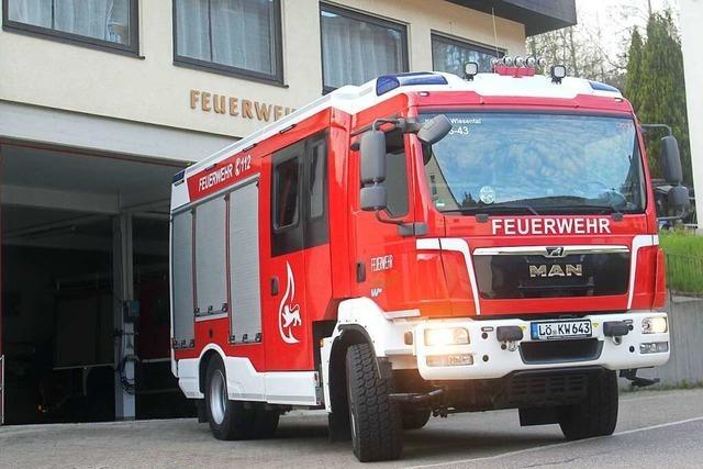 Vize-Kommandant der Feuerwehr Kleines Wiesental schmeit hin