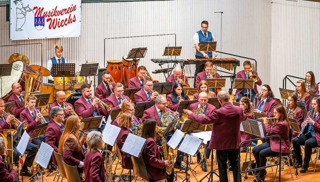 Das Herbstkonzert des Musikvereins Wiechs fand beim Publikum groen Anklang.  | Foto: Paul Eischet