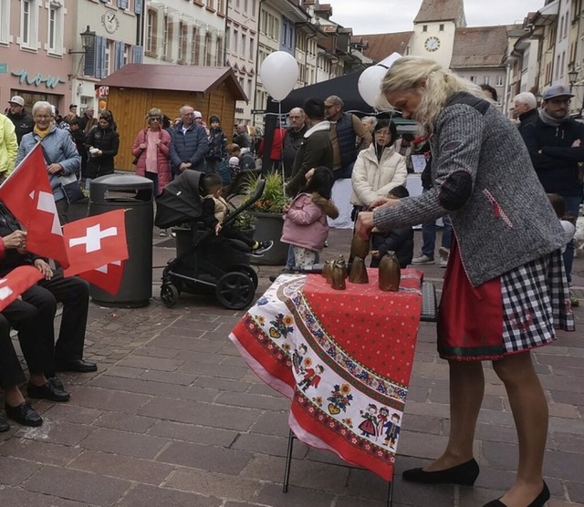 Beim Herbstmarkt war in Waldshuts Kaiserstrae so einiges geboten.  | Foto:  