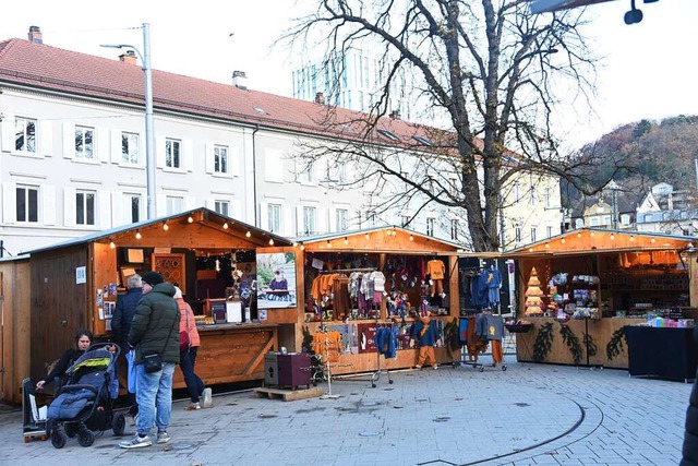 Auch dieses Jahr wird der Weihnachtsma...r Platz wird aber nicht mehr bespielt.  | Foto: Robert Bergmann