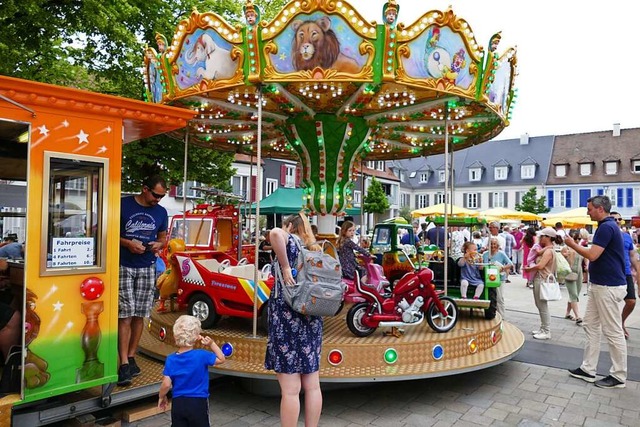 Der Gewerbeverein will im kommenden Ja...e rund um den  Marktplatz offen haben.  | Foto: Sattelberger