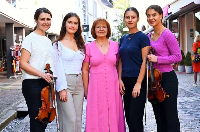 Geballtes Talent: Friederike, Patricia...Marie und Janina Starkloff (von links)  | Foto: Thomas Kunz