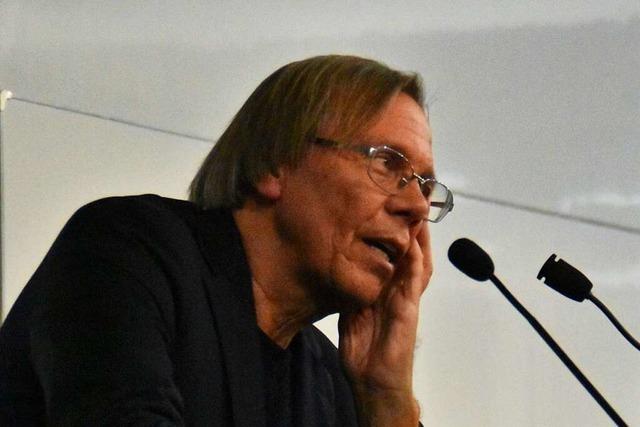 Medienkritiker Harald Welzer erklrt in Lrrach, wie die Kritik an der Kritik die Kritiker bestrkt