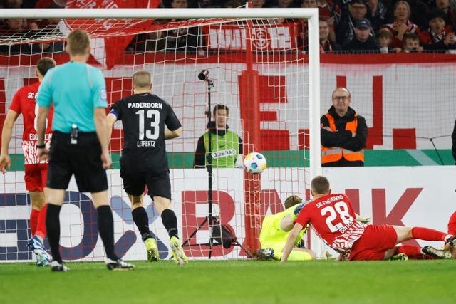 SC Paderborn 07 schiet den SC Freiburg aus dem DFB-Pokal