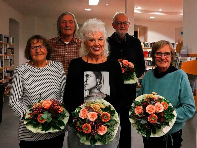 Die diesjhrigen Preistrgerinnen und ...quardt, Willi Keller und  Anita Vogel   | Foto: Juliana Eiland-Jung