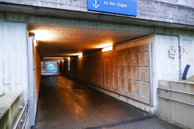 Die Bahnunterfhrung in Eimeldingen mu...euerungen saniert werden (Archivbild).  | Foto: Victoria Langelott