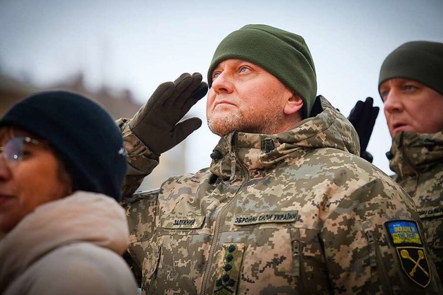 General Walerij Saluschnyj, Oberbefehlshaber der ukrainischen Streitkrfte  | Foto: Uncredited
