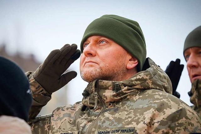 Ukrainischer Oberbefehlshaber Saluschnyj sieht Patt 