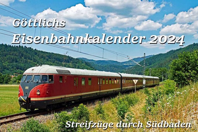 Heinz Gttlich hat einen neuen Bahnkal...rter Rssle&#8220; auf dem Titelblatt.  | Foto: Heinz Gttlich