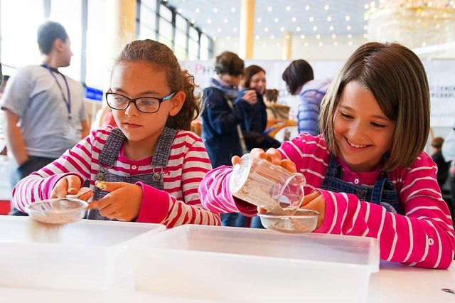 Auch die Science-Days fr Kinder, vera...des Vereins Science &amp; Technologie.  | Foto: SKUB Fotostudio GmbH