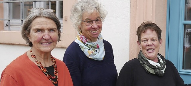 Johanna Lazarowitz, Irmgard Klsle und Claudia Jacobasch (von links)  | Foto: Michael Gottstein