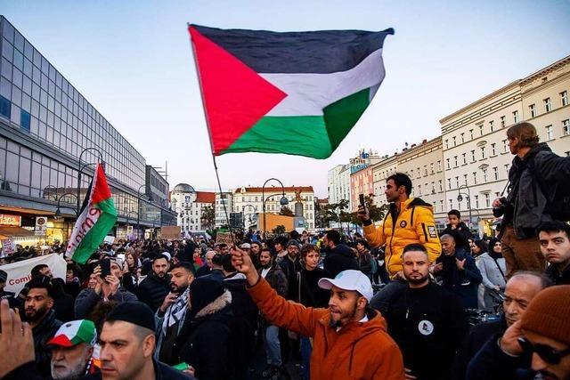 Kein Wort zur Hamas bei Pro-Palstina-Demos