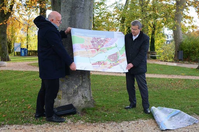 Der Rheinfelder Stadtammann und aktuel...e Stadtkonzept der beiden Rheinfelden.  | Foto: Annette Mahro