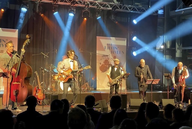 The Killin Jivers lieen beim Jubilum...ubs die Musik der 30er-Jahre aufleben.  | Foto: Kiwanis Club Emmendingen