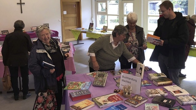 Reges Interesse herrschte bei der Buch...m Pfarrheim St. Jakobus Grafenhausen.   | Foto: Rudi Rest