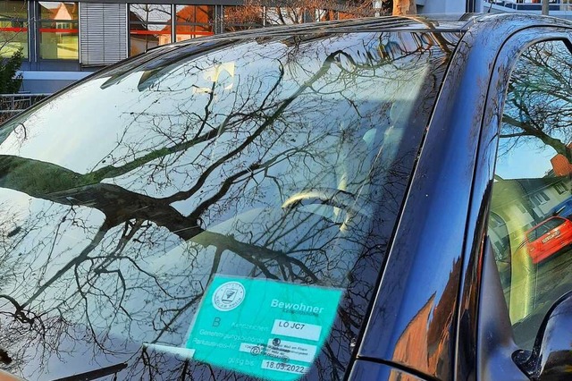 In vielen Bereichen der Innenstadt kn...arkausweis zeitlich unbegrenzt parken.  | Foto: Hannes Lauber