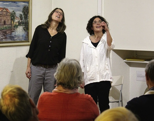 Sprech- und Singspiel: Ariane Wagner (...h traten sie jetzt zum ersten Mal auf.  | Foto: Eva Buchholz