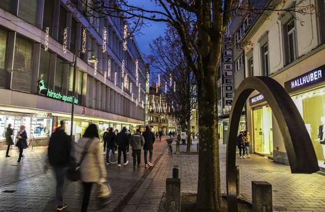 Jetzt wird es weihnachtlich: Am 30. No...mente in der Innenstadt eingeschaltet.  | Foto: Kristof Meller