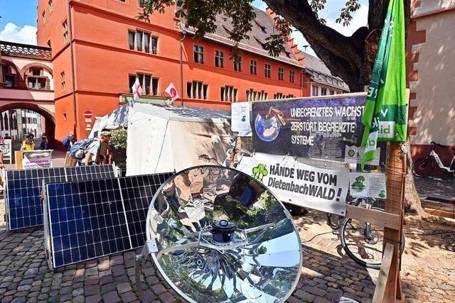 Freiburger Vollzugsdienst observierte Klimacamp fast jeden Tag