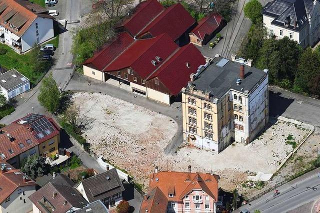 Auf dem Gelnde der Reiss-Mhle in Brombach soll ein Mehrfamilienhaus gebaut werden