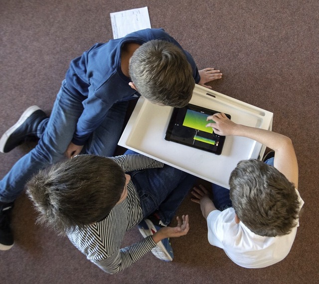 Bei der Digitalisierung der Rheinfelder Schulen gibt es noch Luft nach oben.  | Foto: Marijan Murat (dpa)